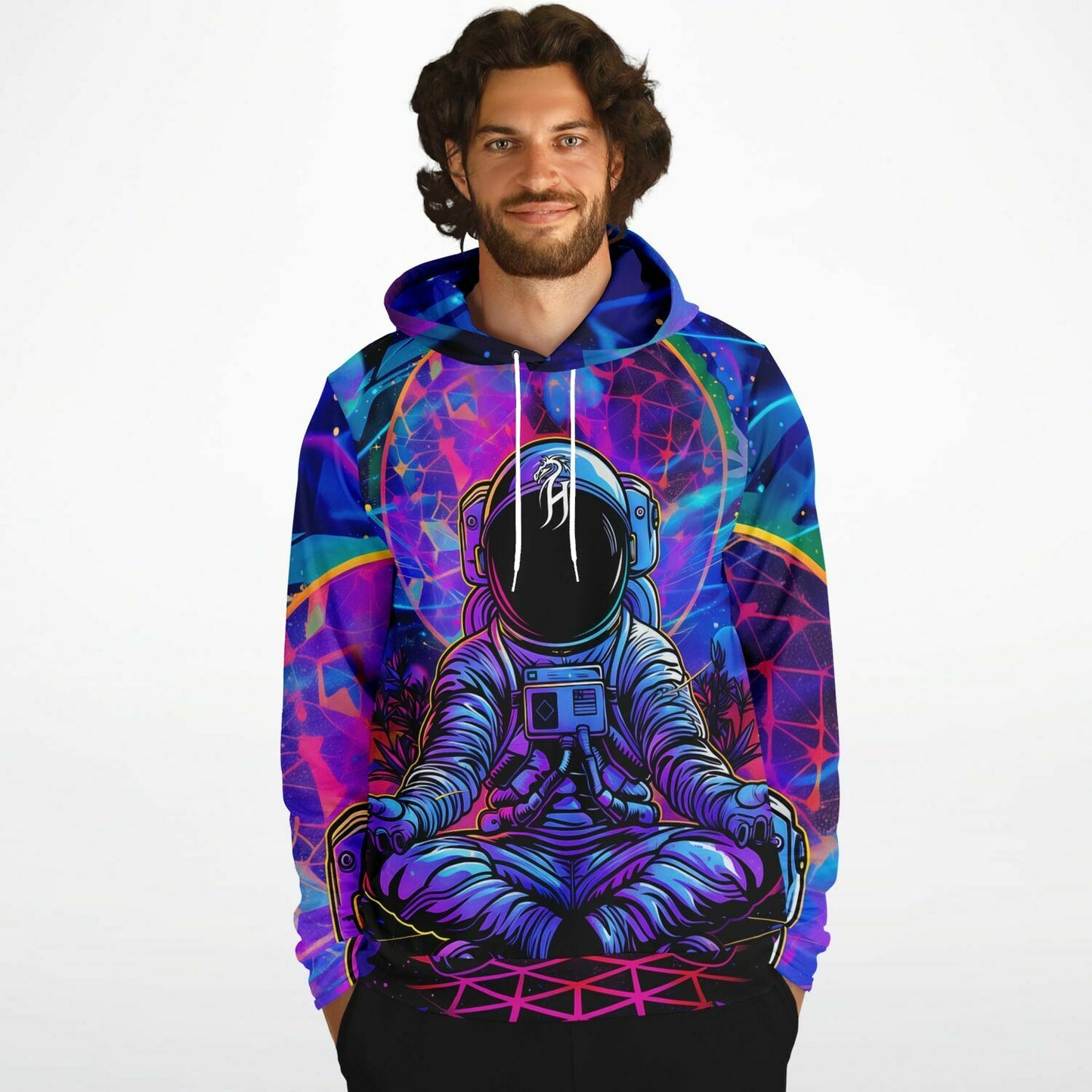 Hardflow Psychedelic Cosmonautis - Hoodie Hardflow 