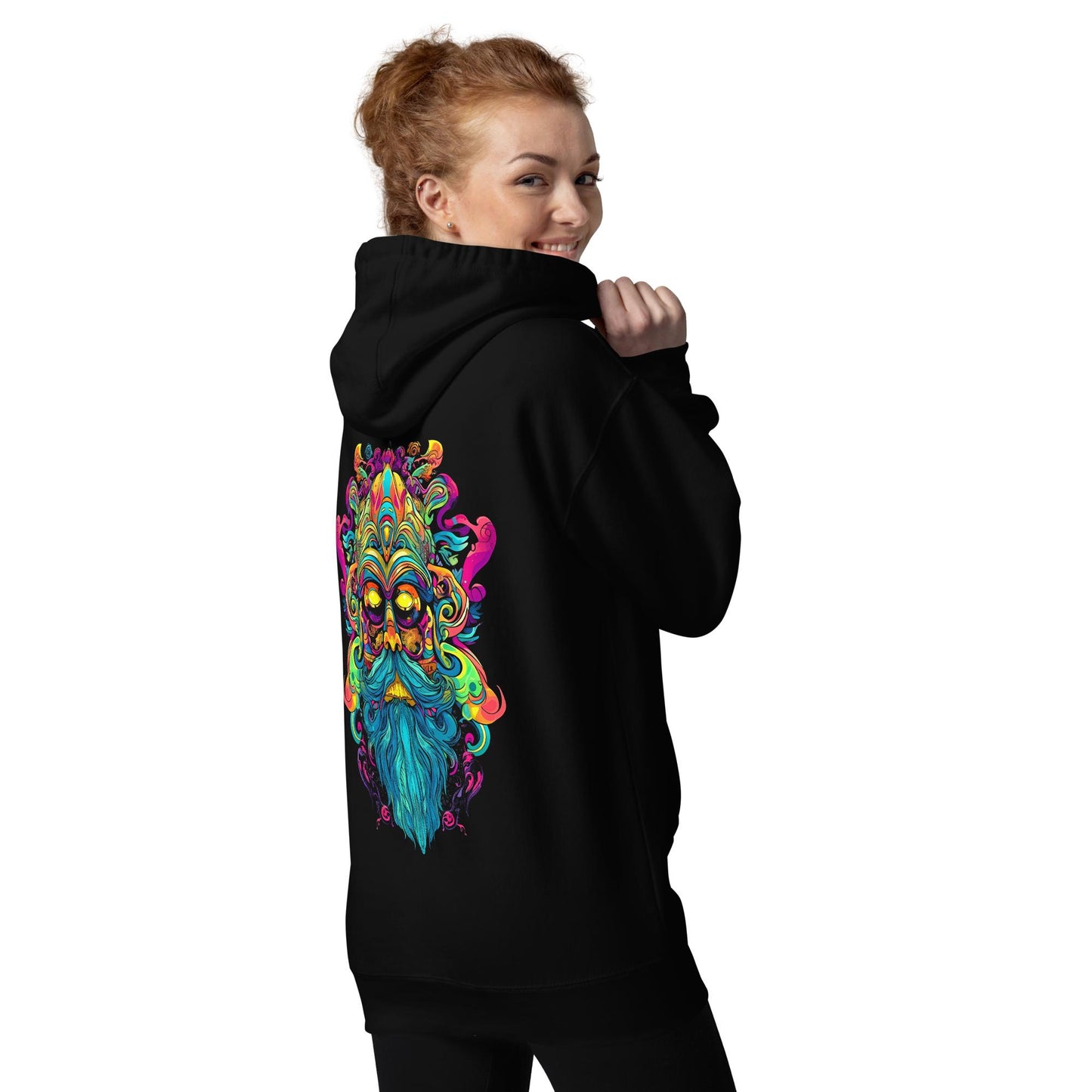 Hardflow Psychedelic Thalorien - Back Print Hoodie Hardflow 