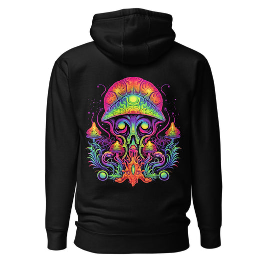 Hardflow Psychedelic Azurinex - Back Print Hoodie Hardflow 