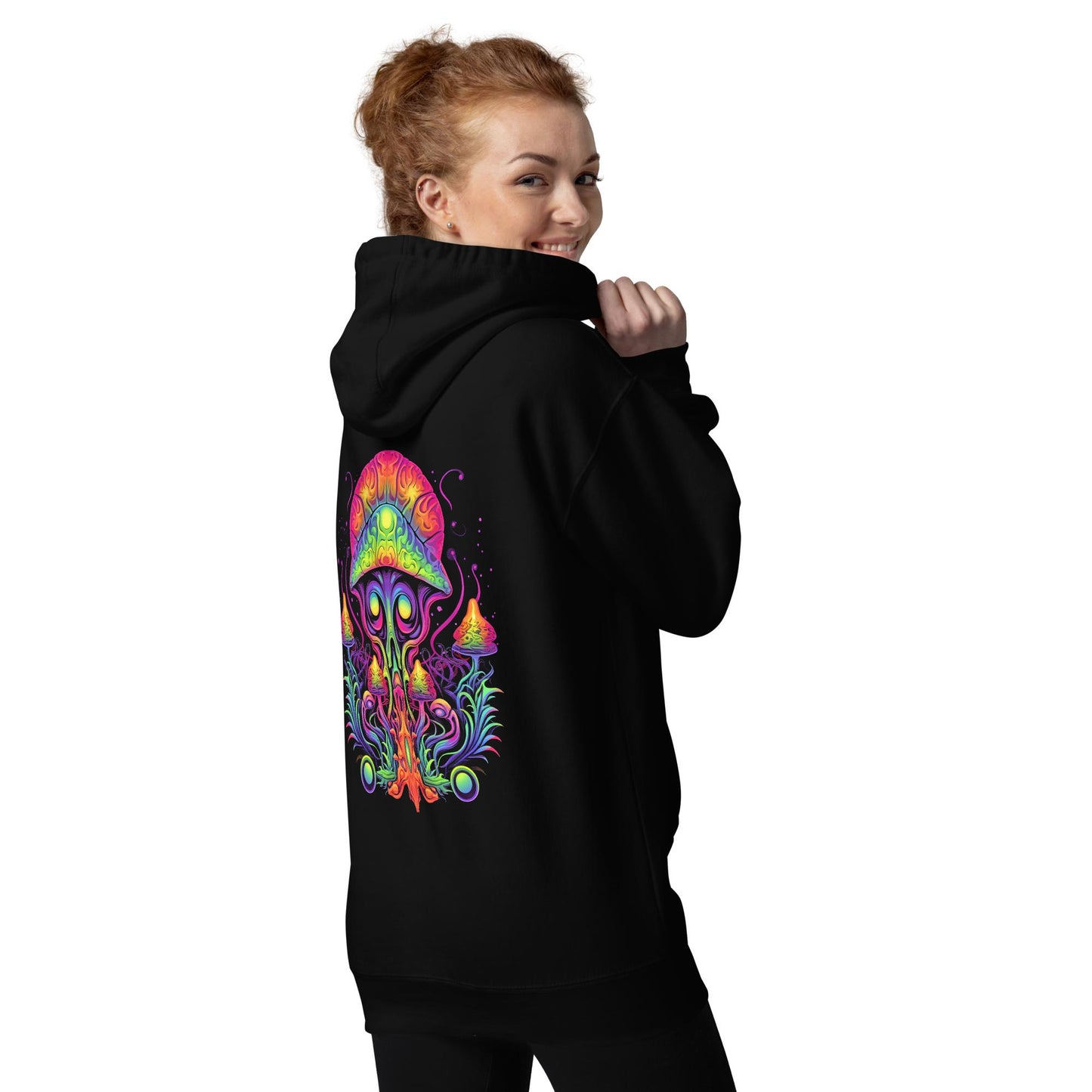 Hardflow Psychedelic Azurinex - Back Print Hoodie Hardflow 