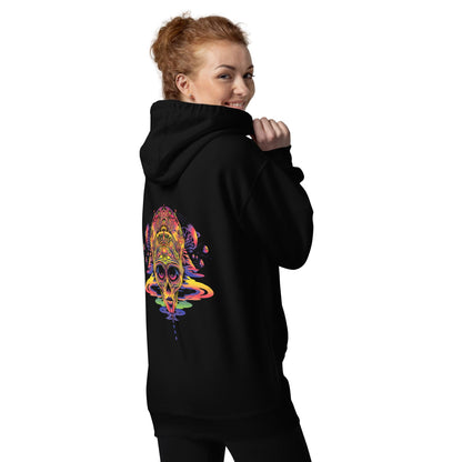 Hardflow Psychedelic Crysalis - Back Print Hoodie Hardflow 