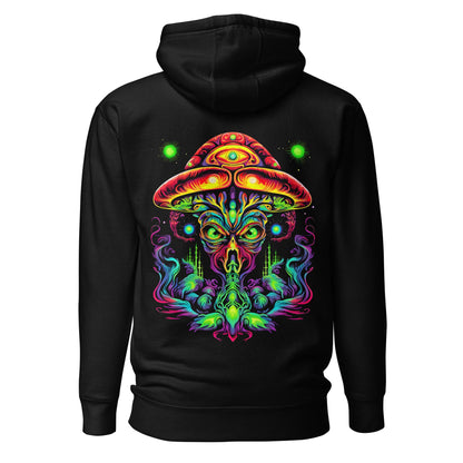 Hardflow Psychedelic Velnarax - Back Print Hoodie Hardflow 