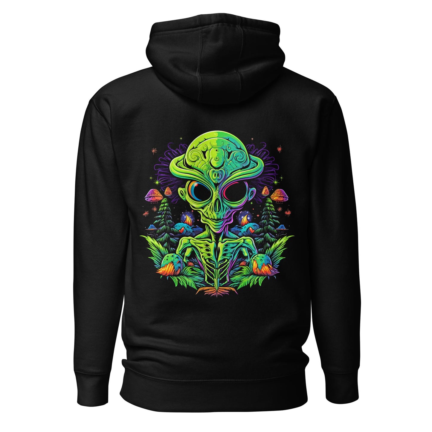 Hardflow Psychedelic Xanthe - Back Print Hoodie Hardflow 