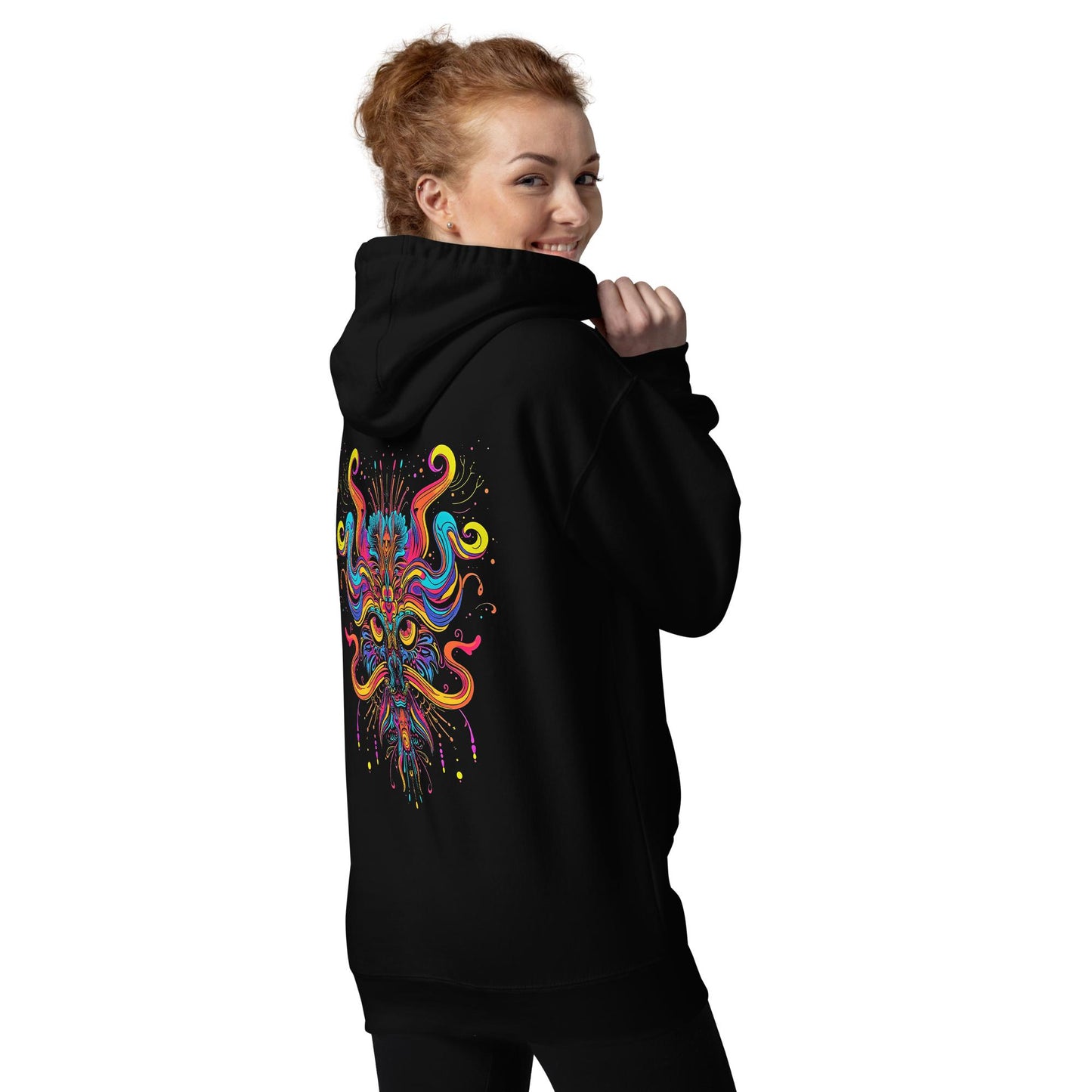 Hardflow Psychedelic Xyrathor - Back Print Hoodie Hardflow 