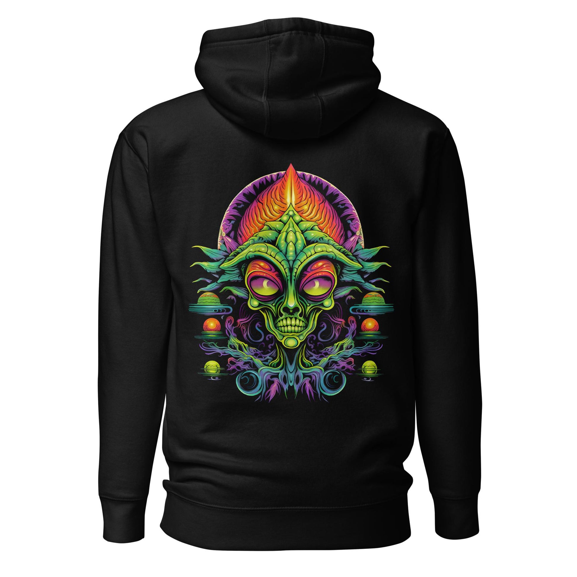 Hardflow Psychedelic Zephyrith - Back Print Hoodie Hardflow 