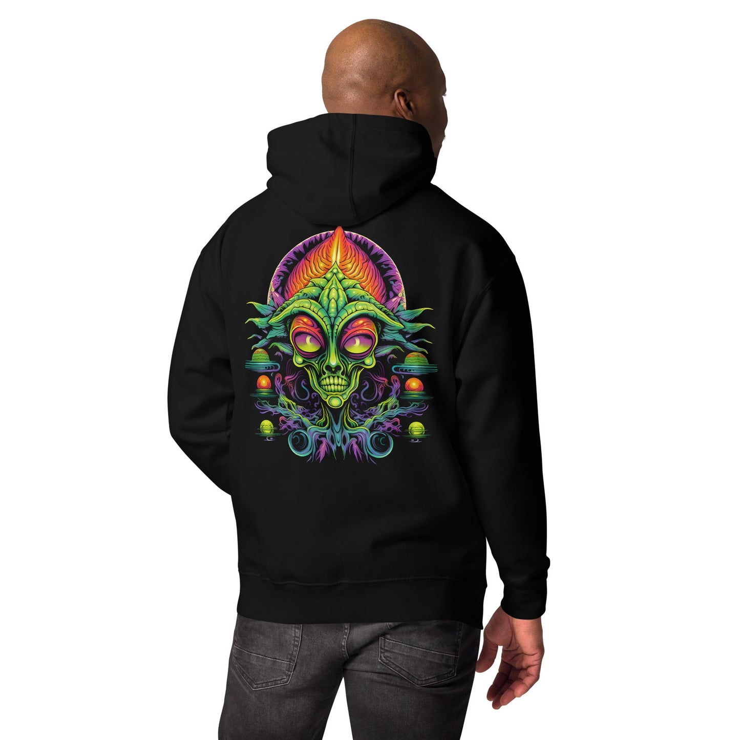 Hardflow Psychedelic Zephyrith - Back Print Hoodie Hardflow 