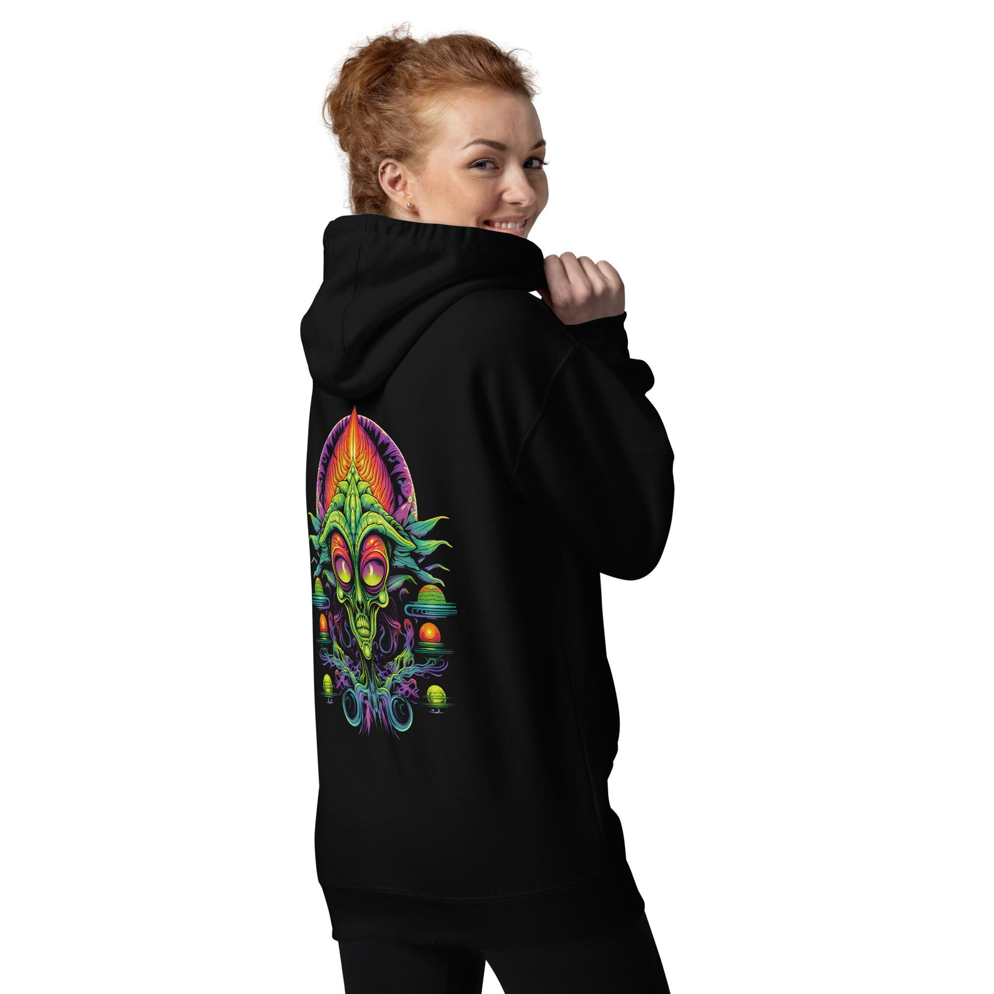 Hardflow Psychedelic Zephyrith - Back Print Hoodie Hardflow 