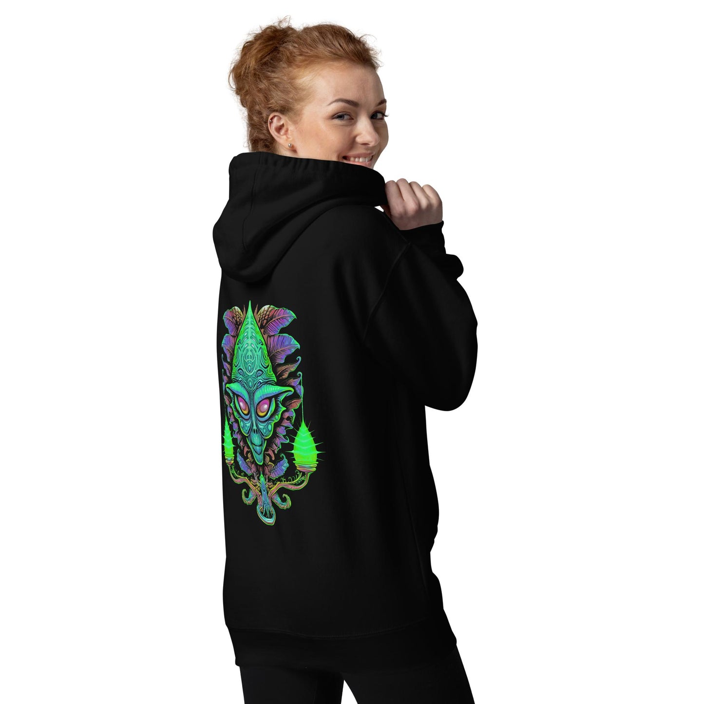 Hardflow Psychedelic Zorgon - Back Print Hoodie Hardflow 