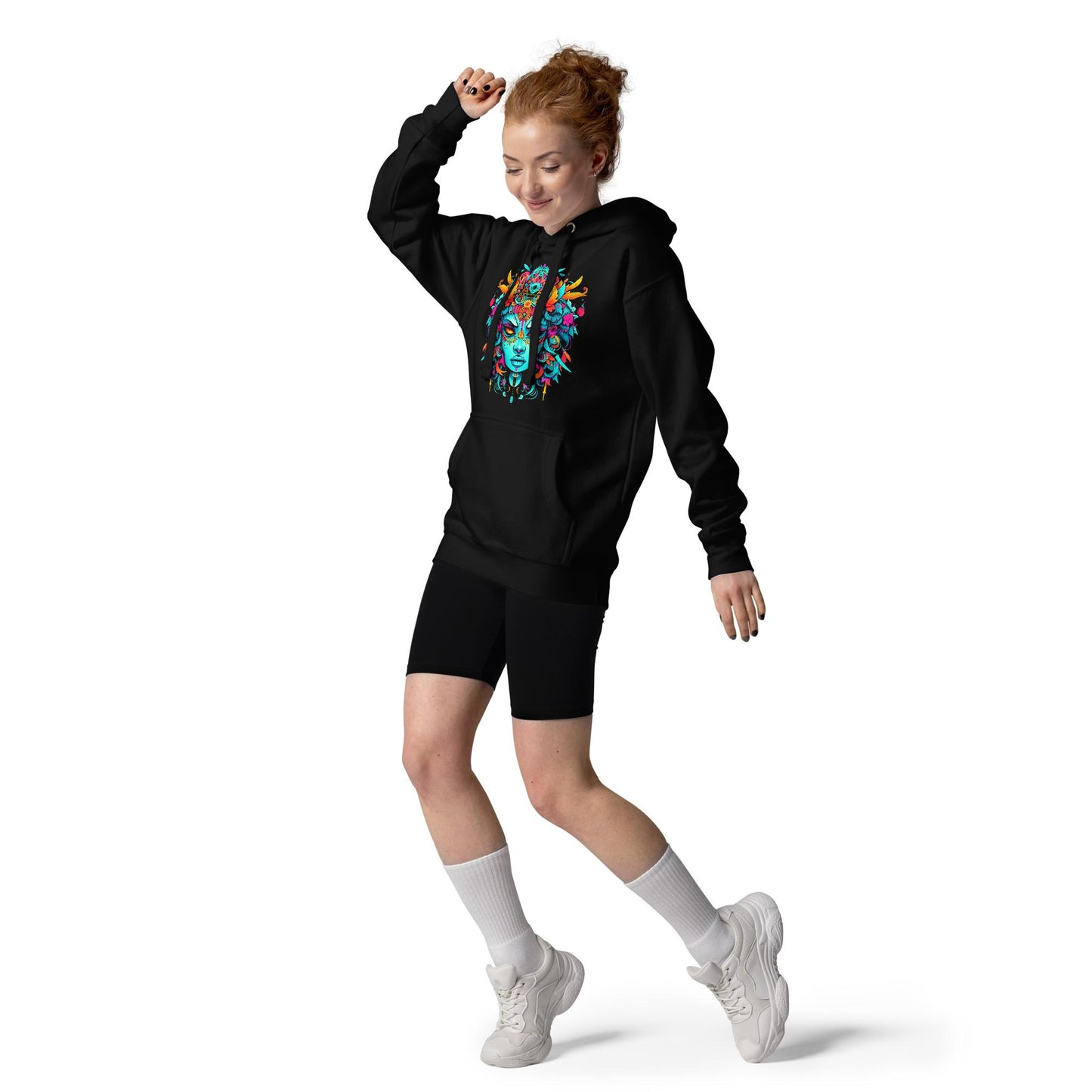 Hardflow Psychedelic Aelius - Front Print Hoodie Hardflow 