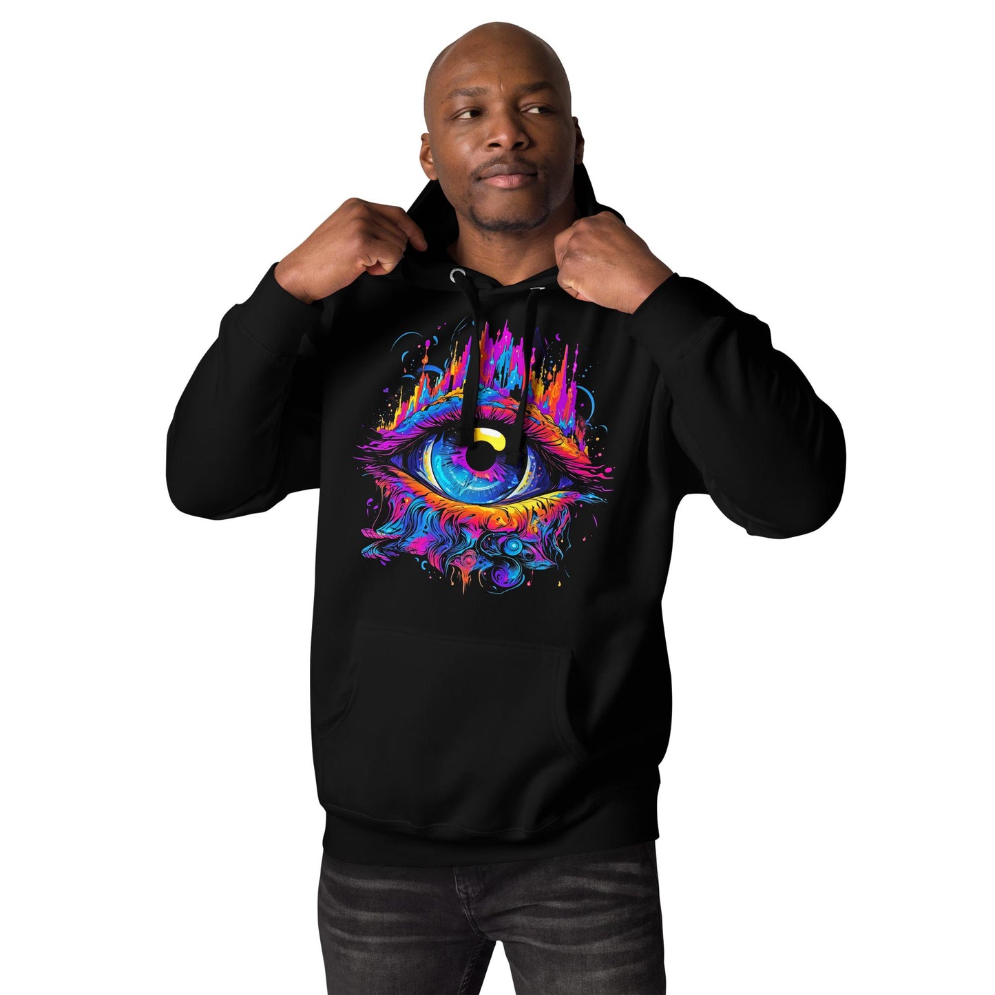 Hardflow Psychedelic Astra - Front Print Hoodie Hardflow 