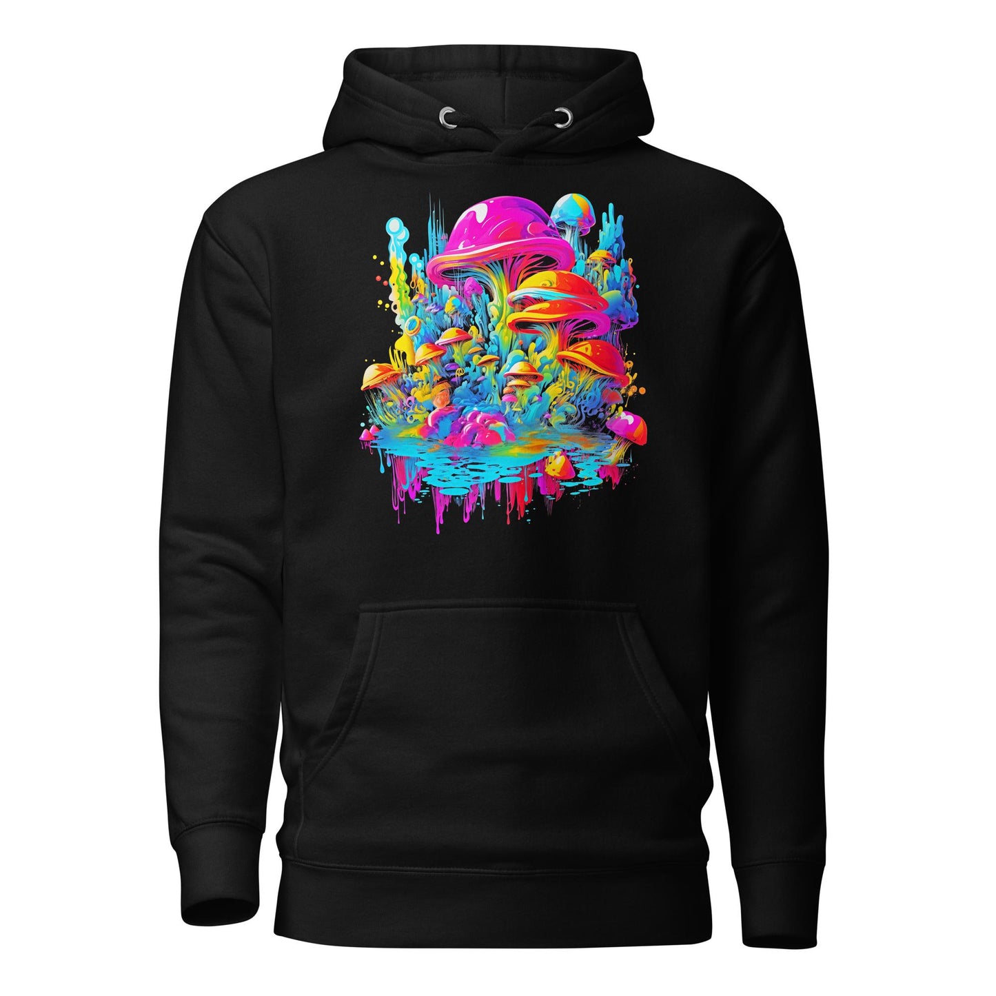 Hardflow Psychedelic Shrooms - Front Print Hoodie Hardflow 