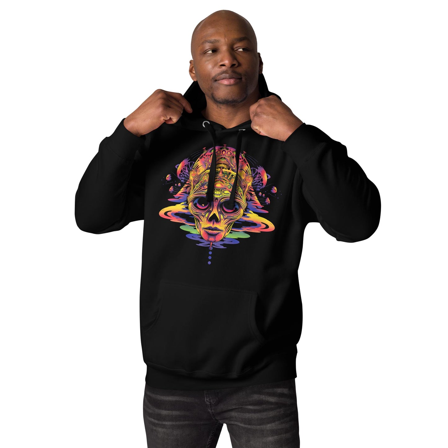 Hardflow Psychedelic Crysalis - Front Print Hoodie Hardflow 