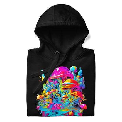 Hardflow Psychedelic Shrooms - Front Print Hoodie Hardflow 