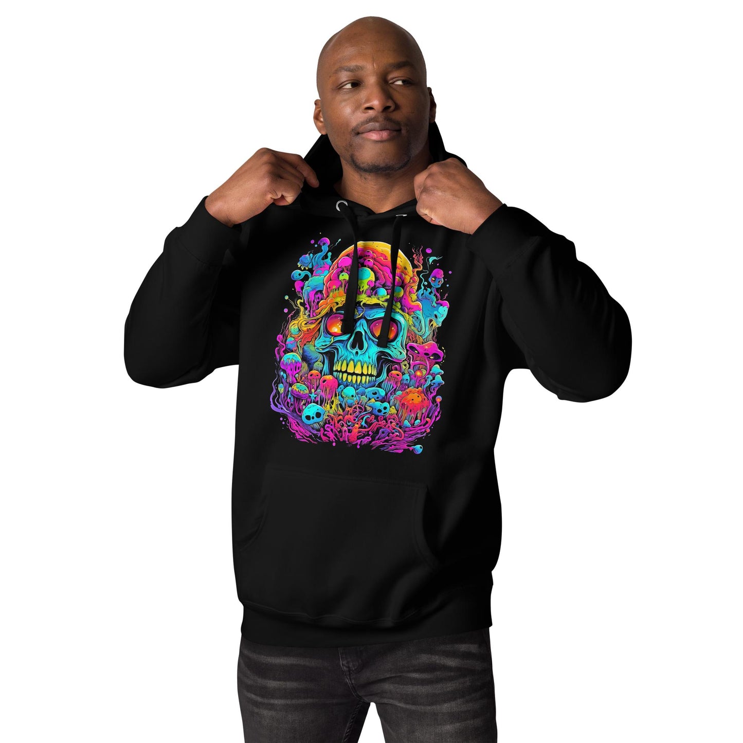 Hardflow Psychedelic Thalassarion - Front Print Hoodie Hardflow 