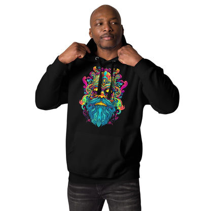 Hardflow Psychedelic Thalorien - Front Print Hoodie Hardflow 