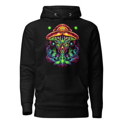 Hardflow Psychedelic Velnarax - Front Print Hoodie Hardflow 