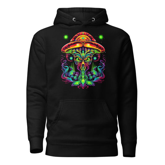 Hardflow Psychedelic Velnarax - Front Print Hoodie Hardflow 