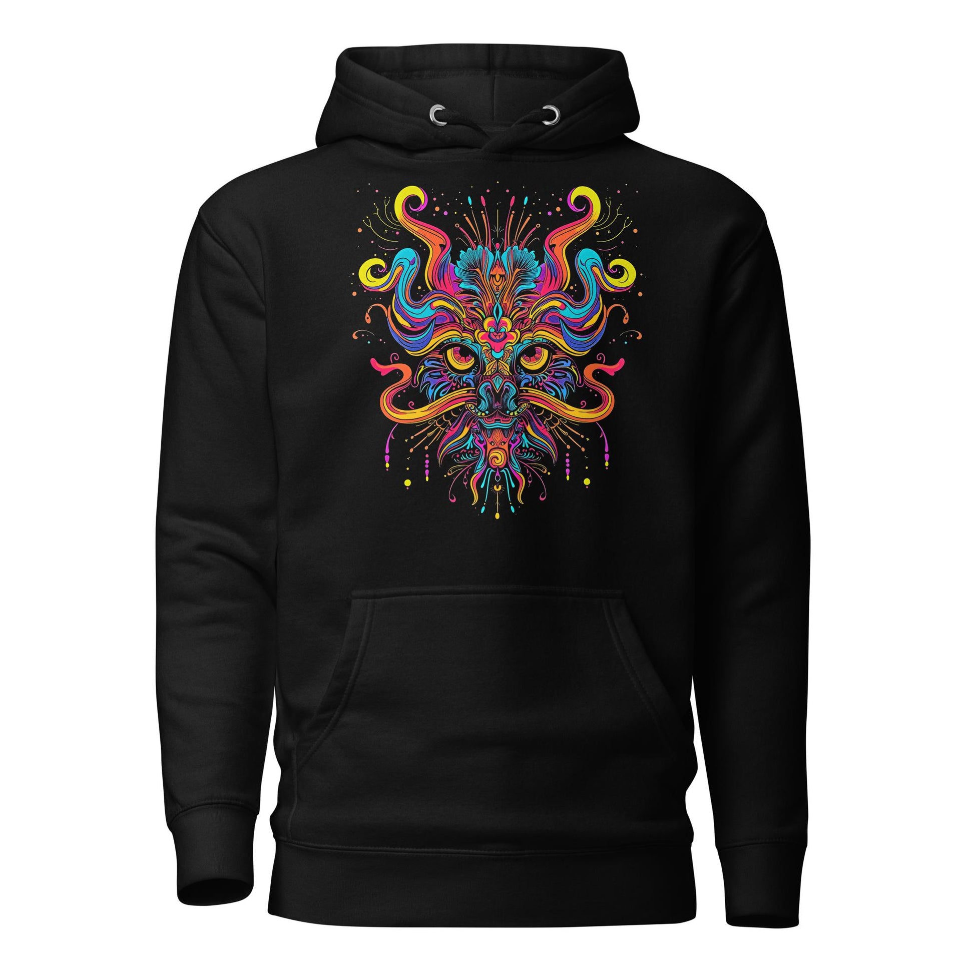 Hardflow Psychedelic Xyrathor - Front Print Hoodie Hardflow 