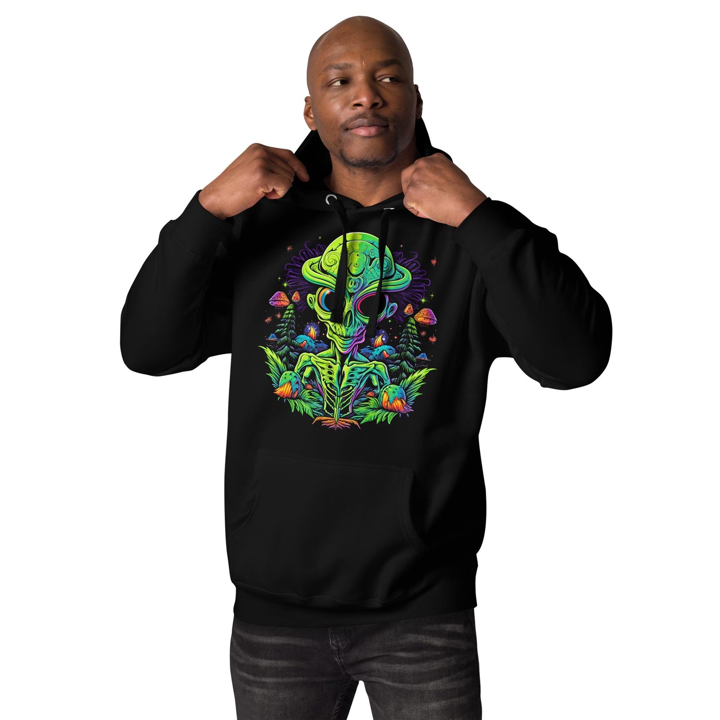 Hardflow Psychedelic Xanthe - Front Print Hoodie Hardflow 