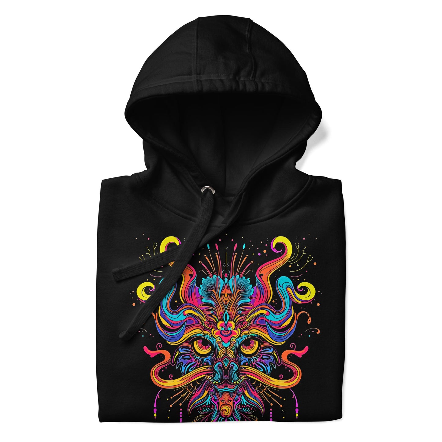 Hardflow Psychedelic Xyrathor - Front Print Hoodie Hardflow 