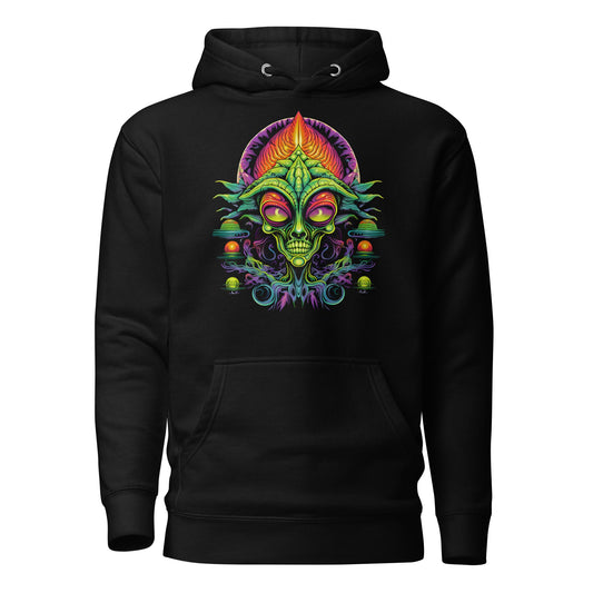 Hardflow Psychedelic Zephyrith - Front Print Hoodie Hardflow 