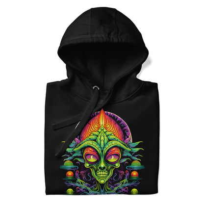 Hardflow Psychedelic Zephyrith - Front Print Hoodie Hardflow 