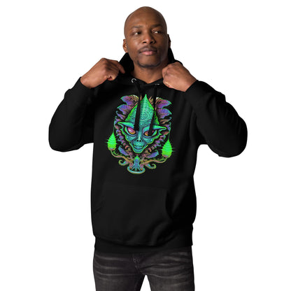 Hardflow Psychedelic Zorgon - Front Print Hoodie Hardflow 