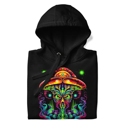 Hardflow Psychedelic Velnarax - Front Print Hoodie Hardflow 