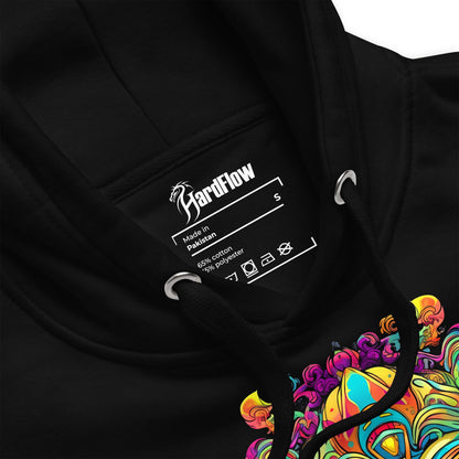 Hardflow Psychedelic Thalorien - Front Print Hoodie Hardflow 