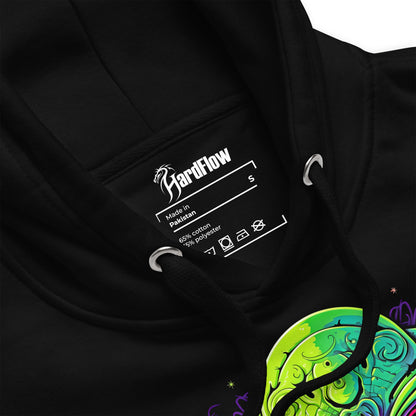 Hardflow Psychedelic Xanthe - Front Print Hoodie Hardflow 