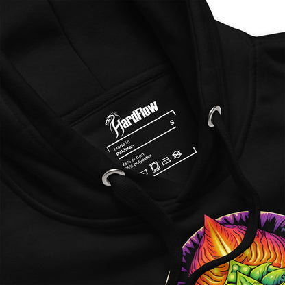 Hardflow Psychedelic Zephyrith - Front Print Hoodie Hardflow 