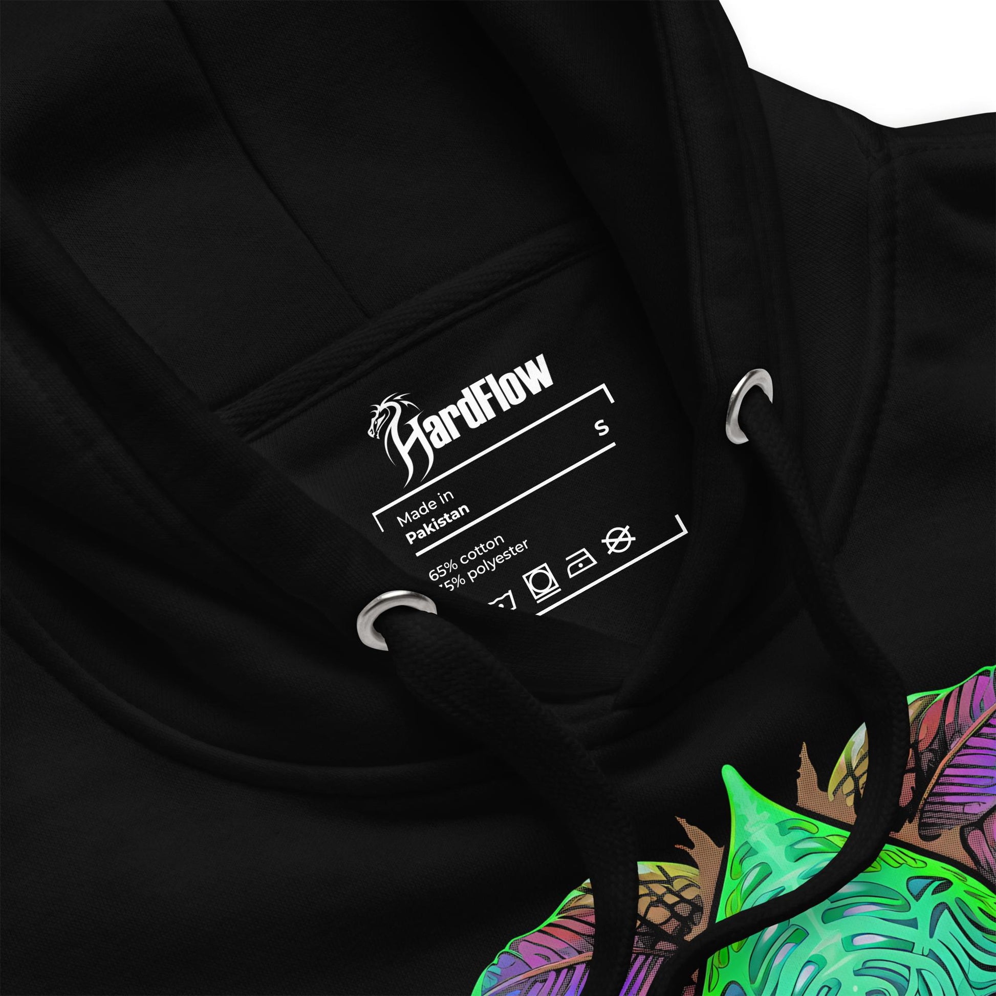 Hardflow Psychedelic Zorgon - Front Print Hoodie Hardflow 