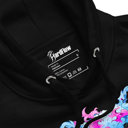 Hardflow Psychedelic Lyrianna - Front Print Hoodie Hardflow 