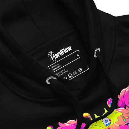 Hardflow Psychedelic Lyra - Front Print Hoodie Hardflow 