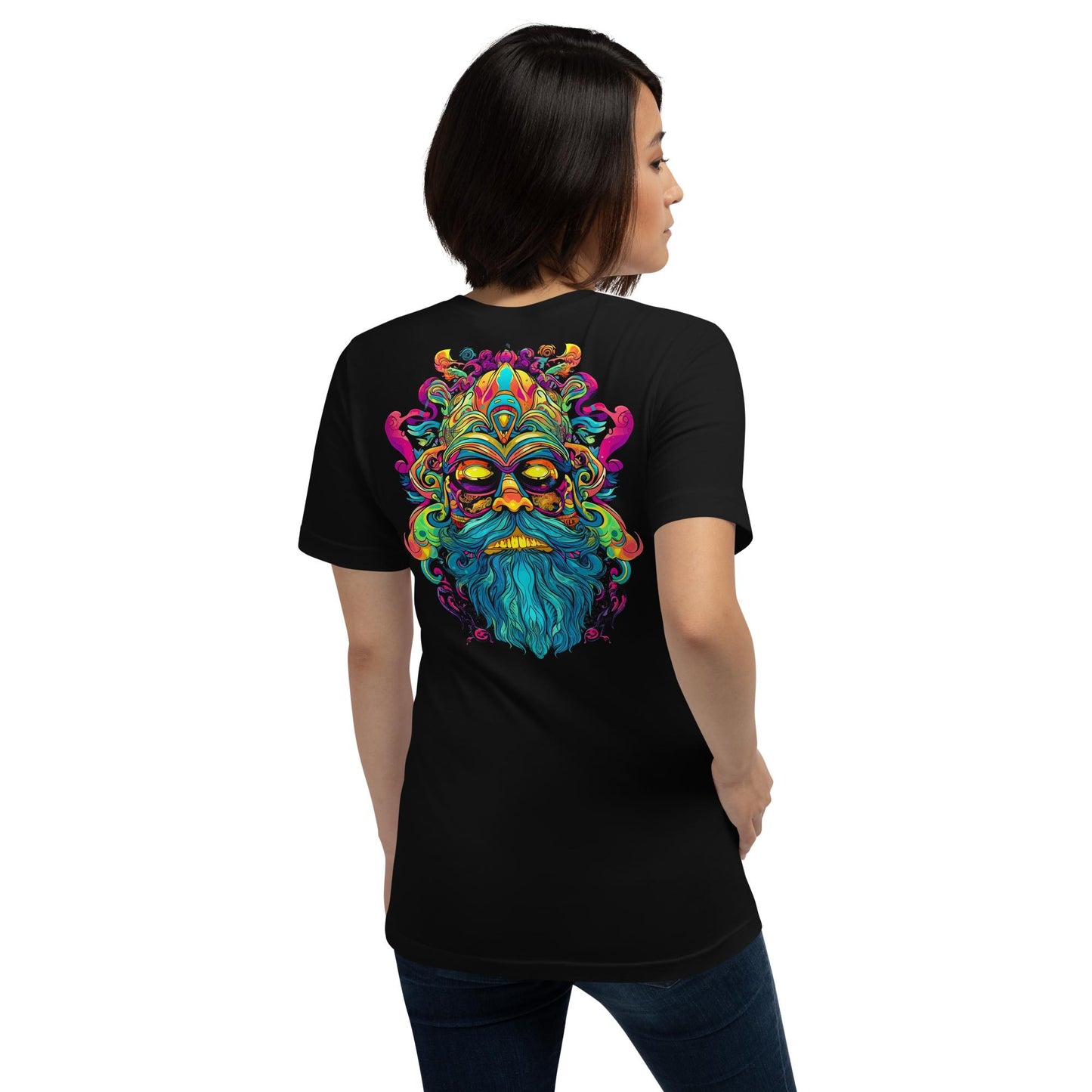 Hardflow Psychedelic Thalorien - Back Print T-shirt Hardflow 