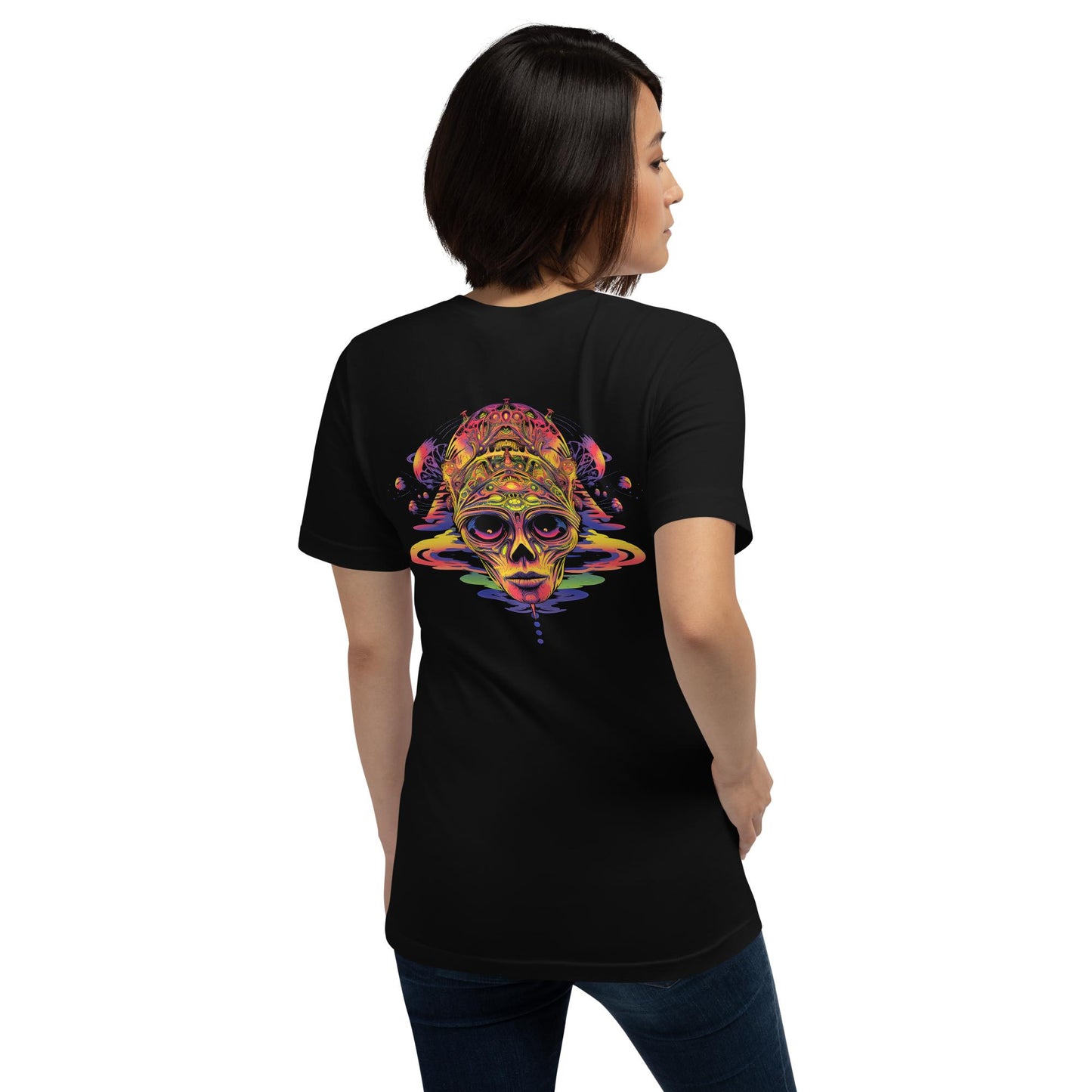 Hardflow Psychedelic Crysalis - Back Print T-shirt Hardflow 