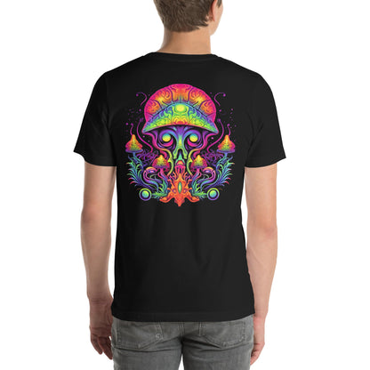 Hardflow Psychedelic Azurinex - Back Print T-shirt Hardflow 