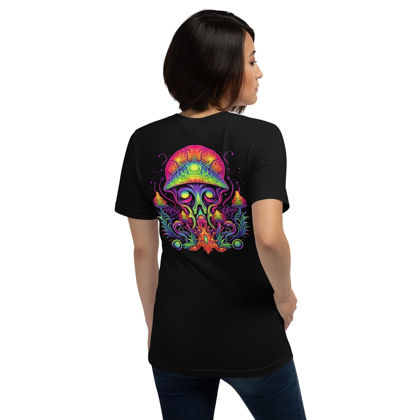 Hardflow Psychedelic Azurinex - Back Print T-shirt Hardflow 