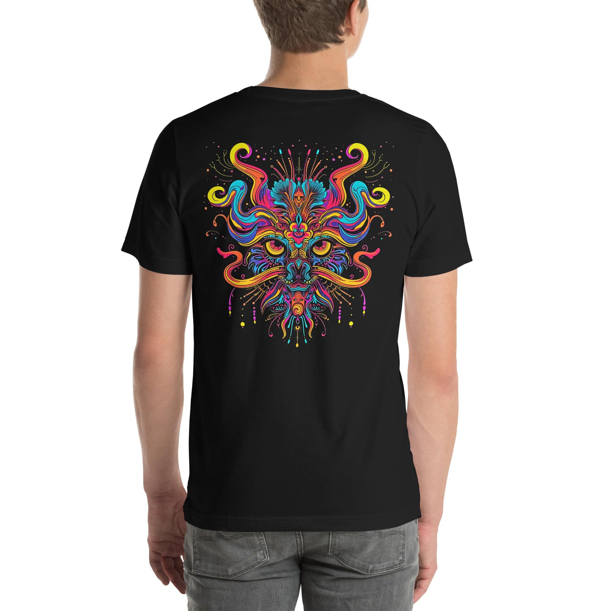 Hardflow Psychedelic Xyrathor - Back Print T-shirt Hardflow 