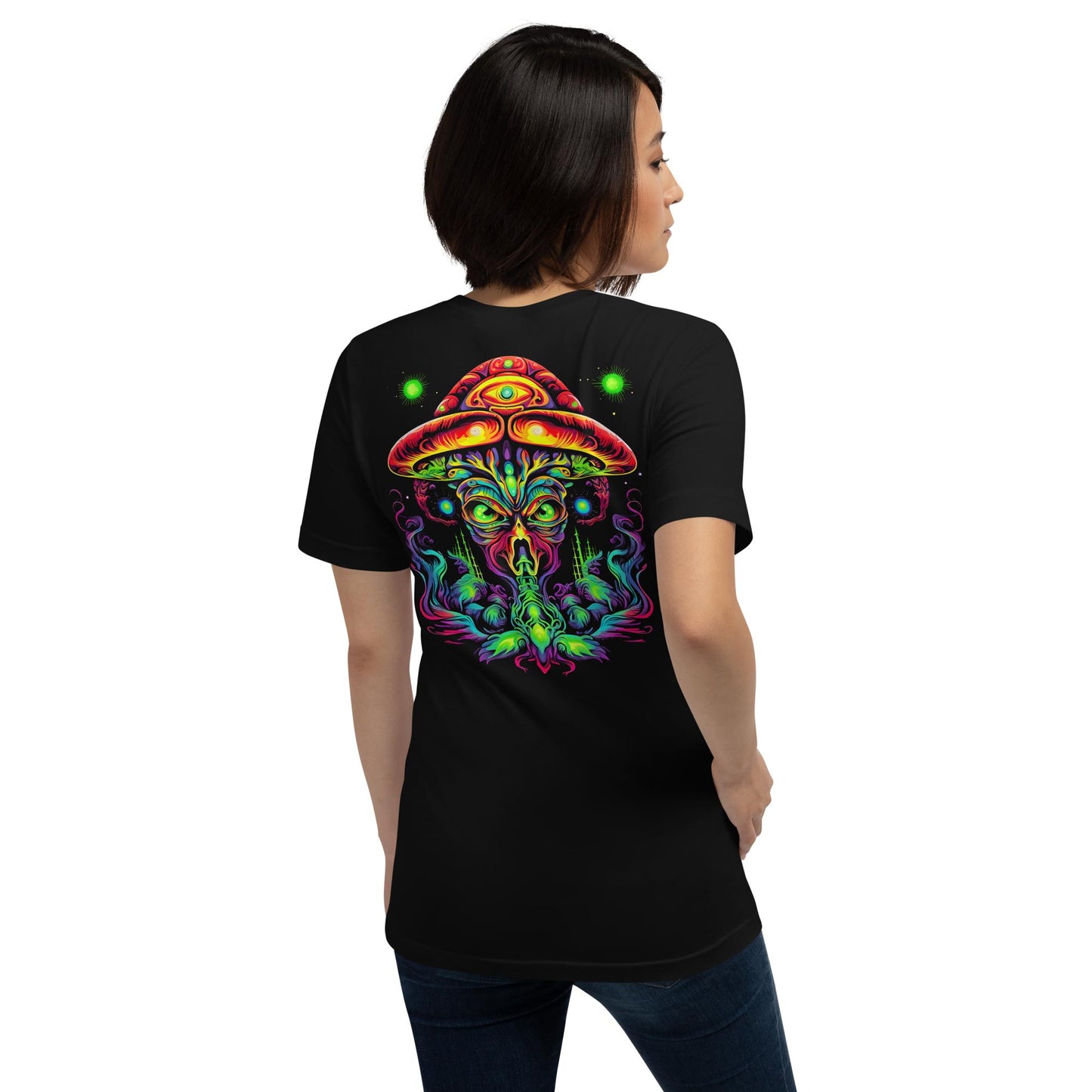 Hardflow Psychedelic Velnarax - Back Print T-shirt Hardflow 