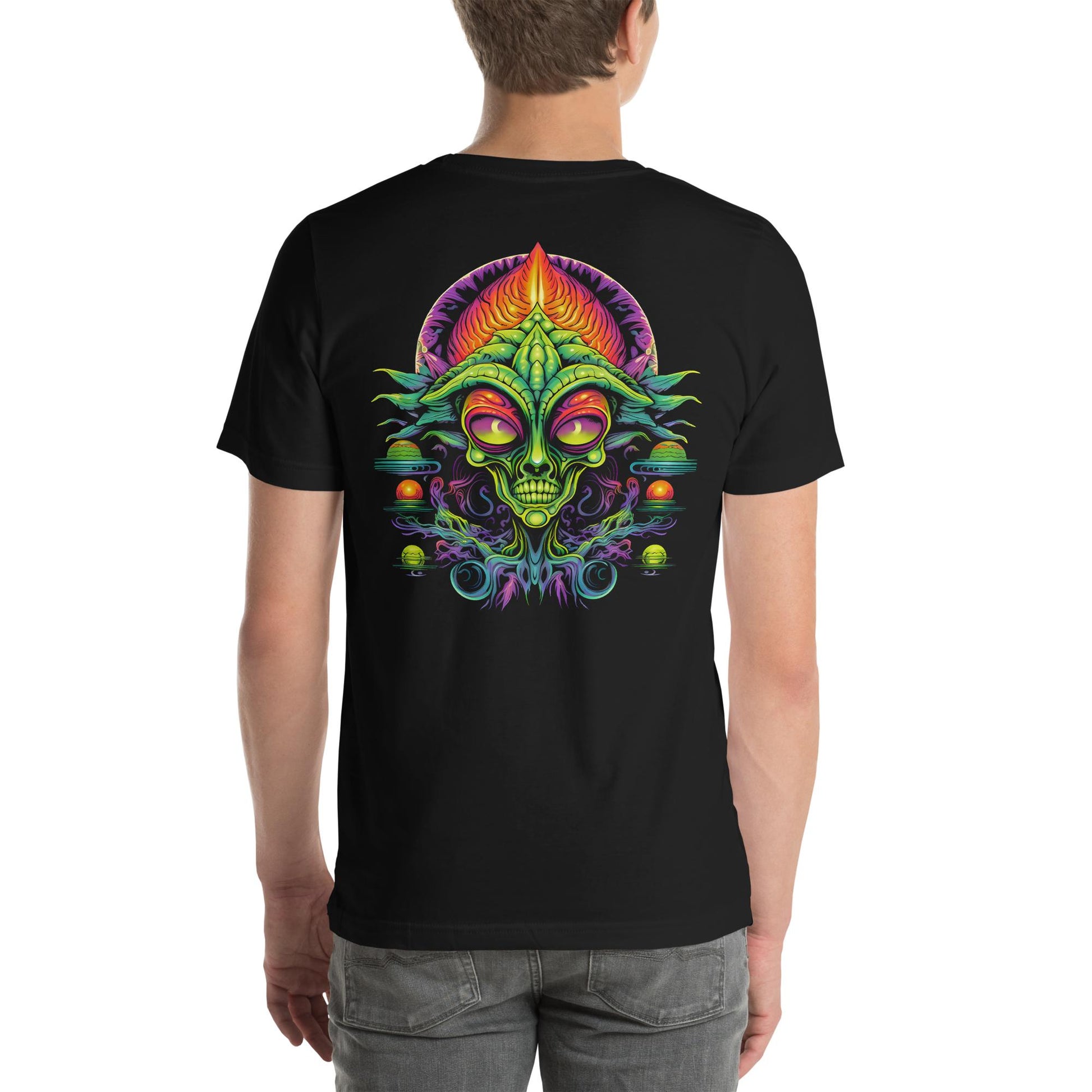 Hardflow Psychedelic Zephyrith  - Back Print T-shirt Hardflow 