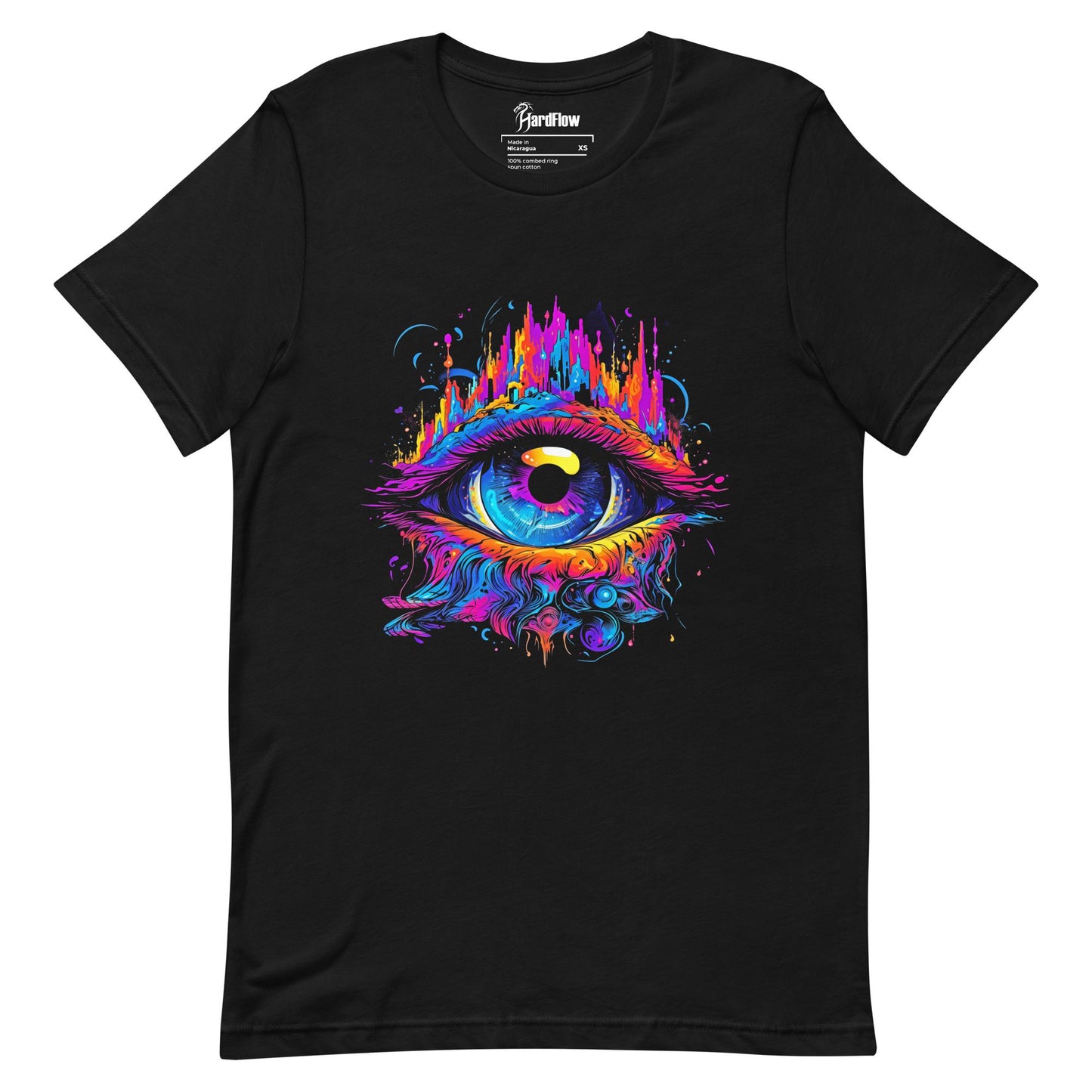 Hardflow Psychedelic Astra - Front Print T-shirt Hardflow 