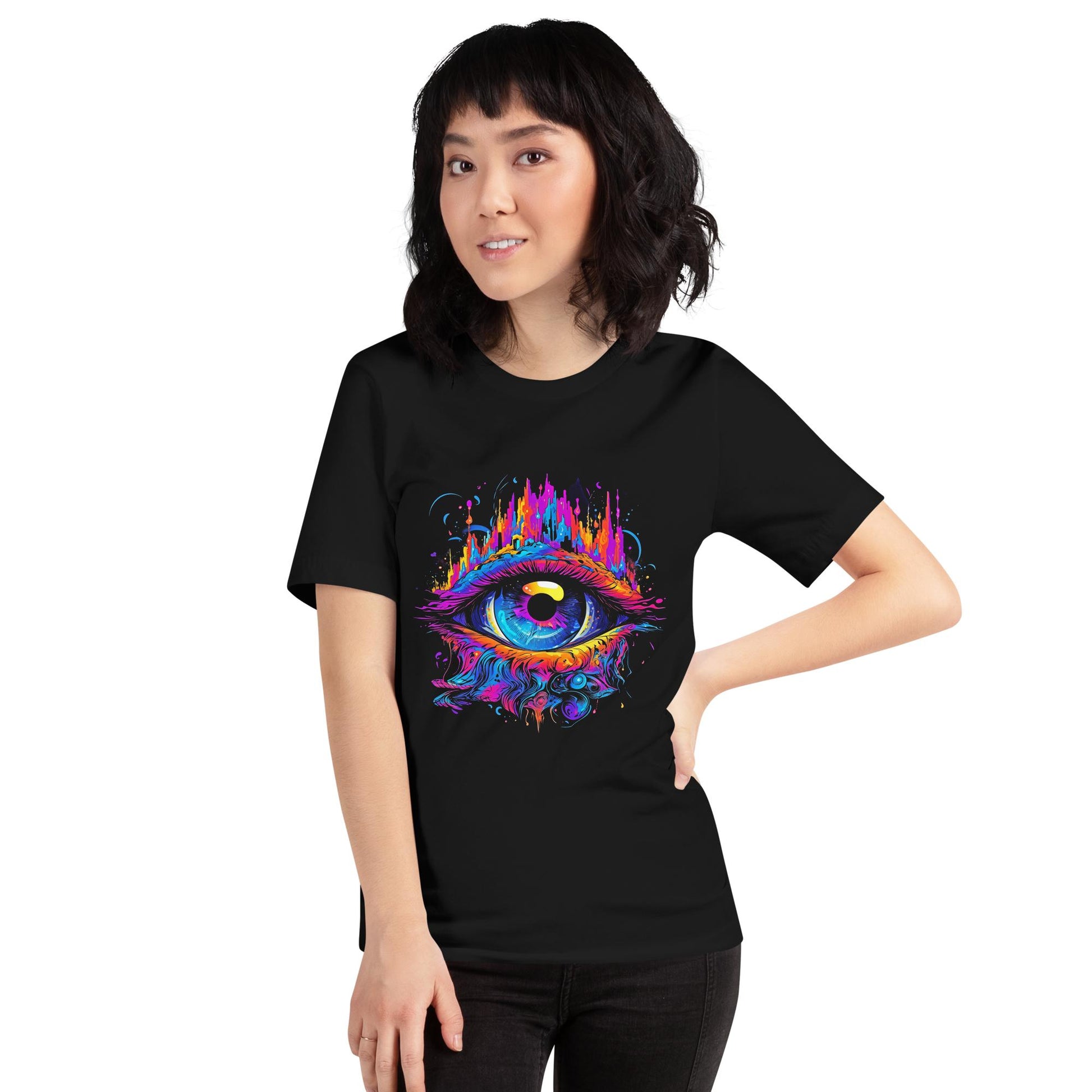 Hardflow Psychedelic Astra - Front Print T-shirt Hardflow 