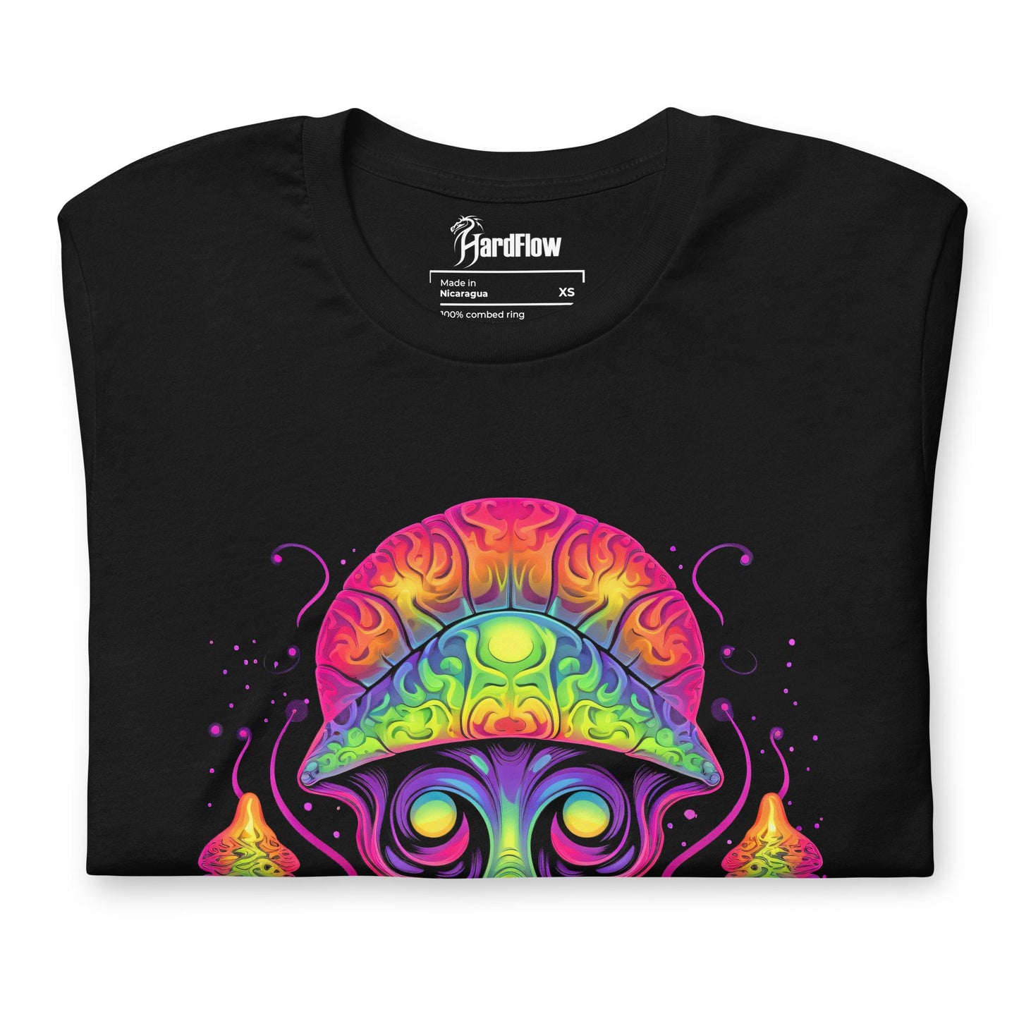 Hardflow Psychedelic Azurinex - Front Print T-shirt Hardflow 