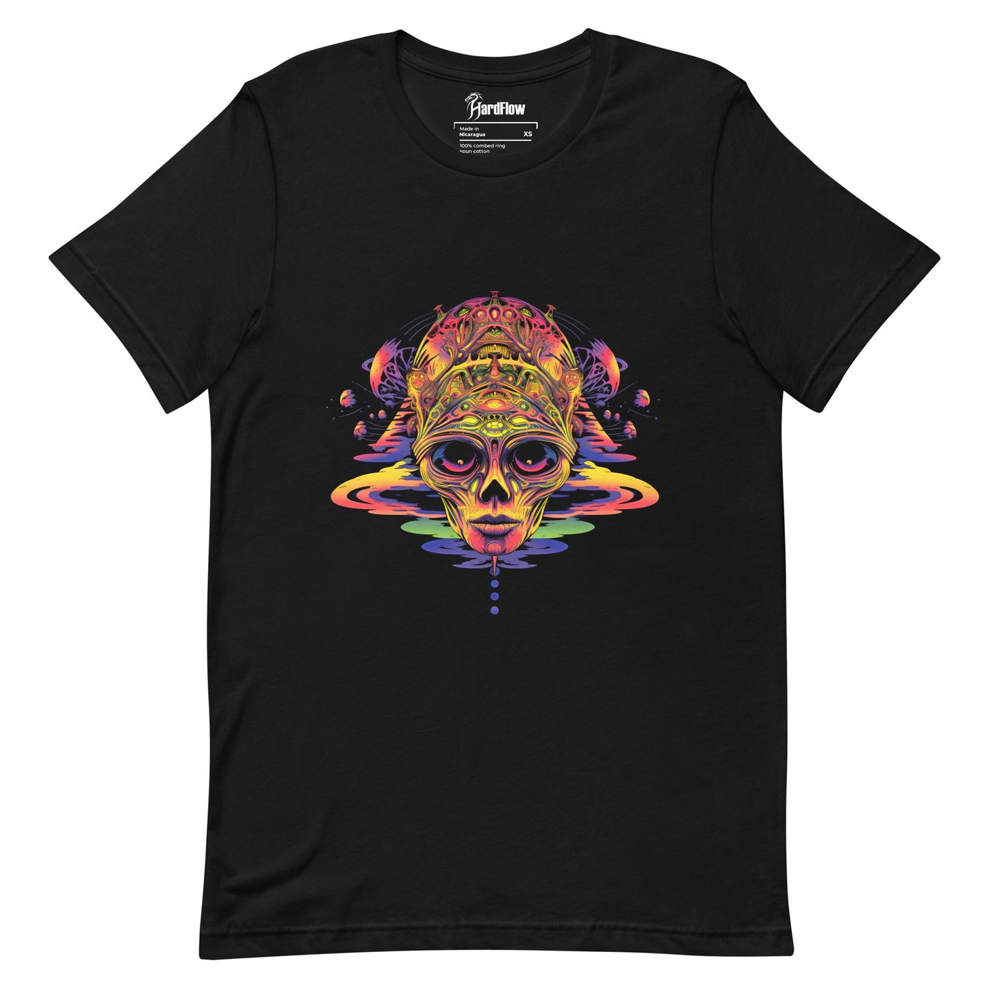 Hardflow Psychedelic Crysalis - Front Print T-shirt Hardflow 