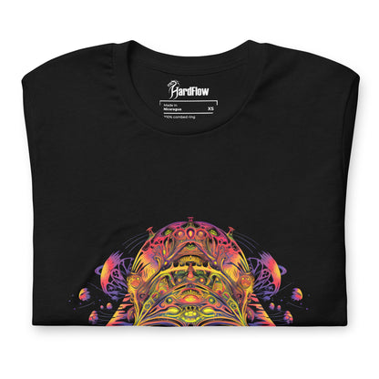 Hardflow Psychedelic Crysalis - Front Print T-shirt Hardflow 