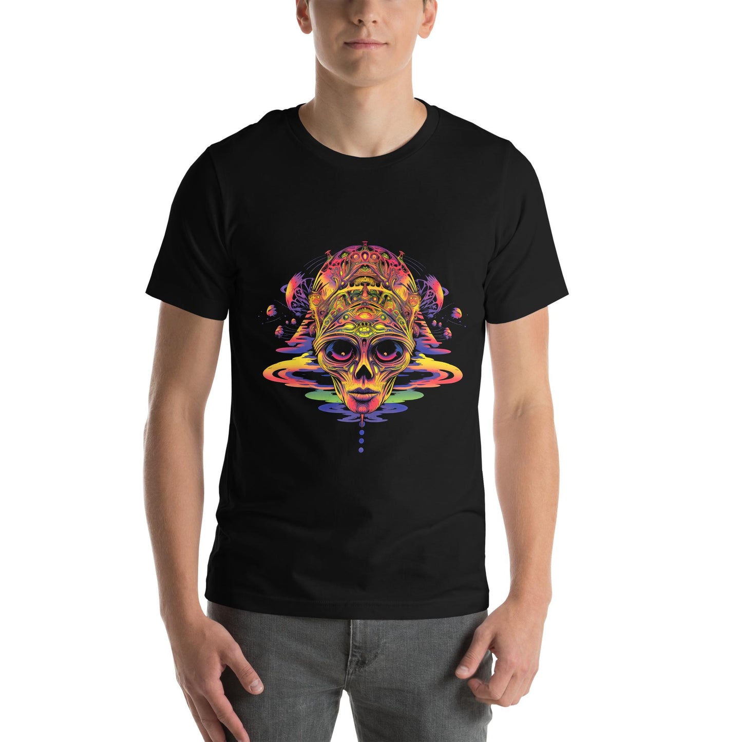 Hardflow Psychedelic Crysalis - Front Print T-shirt Hardflow 