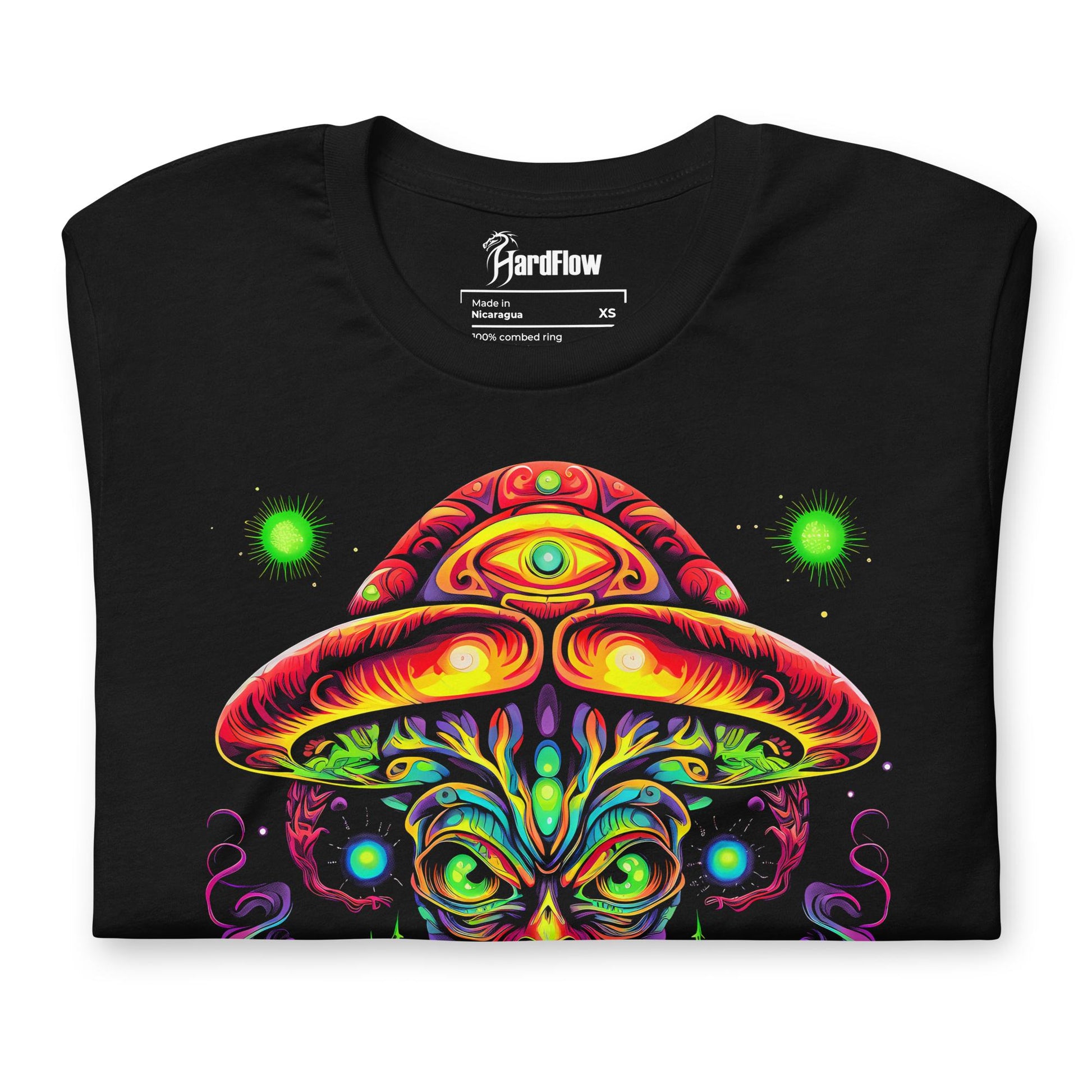 Hardflow Psychedelic Velnarax - Front Print T-shirt Hardflow 