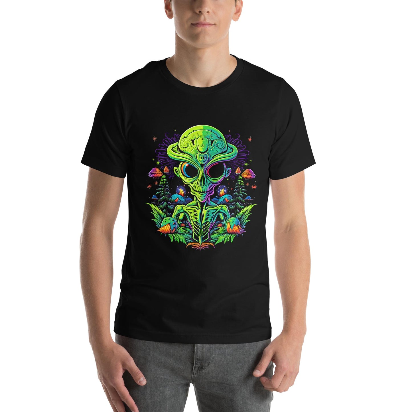 Hardflow Psychedelic Xanthe - Front Print T-shirt Hardflow 