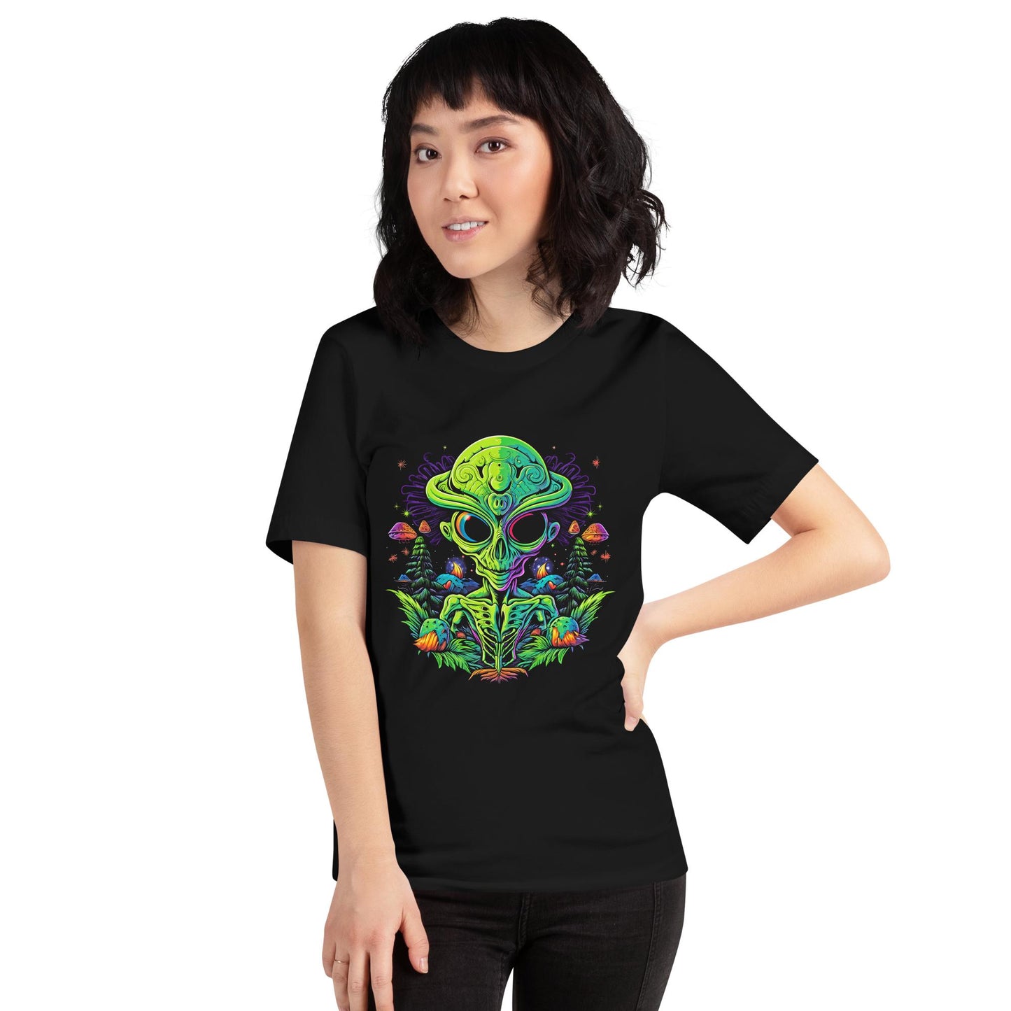 Hardflow Psychedelic Xanthe - Front Print T-shirt Hardflow 